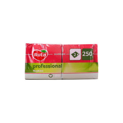 Салфетки "Ruta" Professional 250л 2ш красные